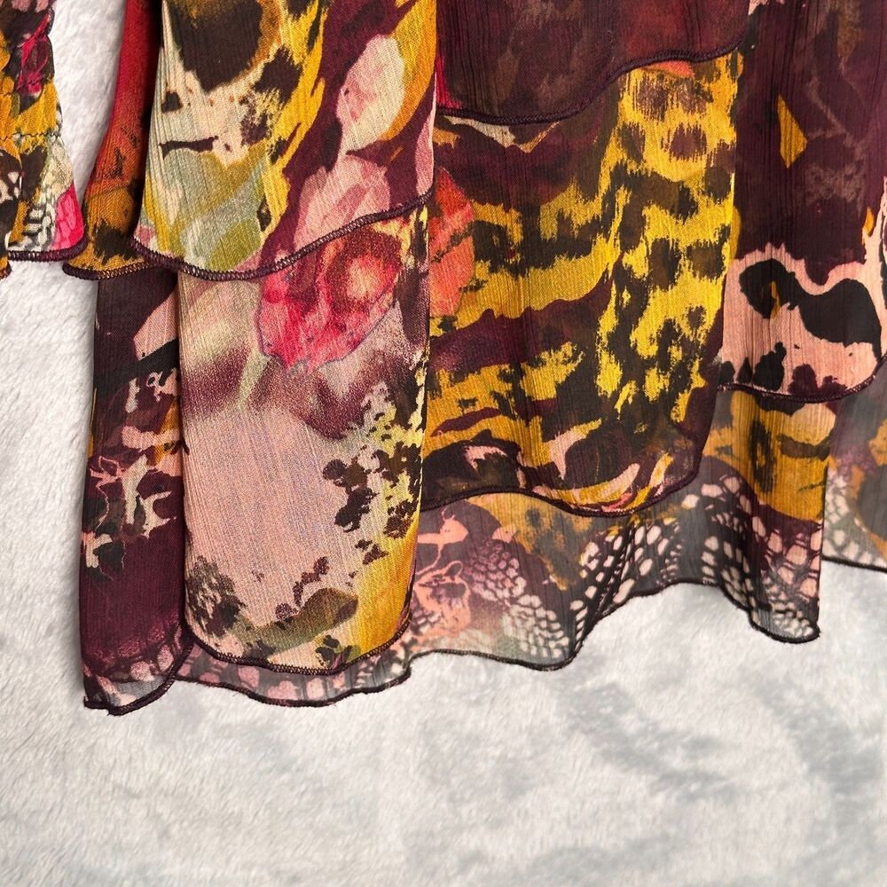 V Christina Romatic Boho Top Medium - Picture 3 of 12